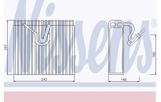 Evaporator, air conditioning