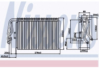 Evaporator, air conditioning