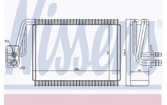 Evaporator, air conditioning