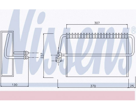 Evaporator, air conditioning
