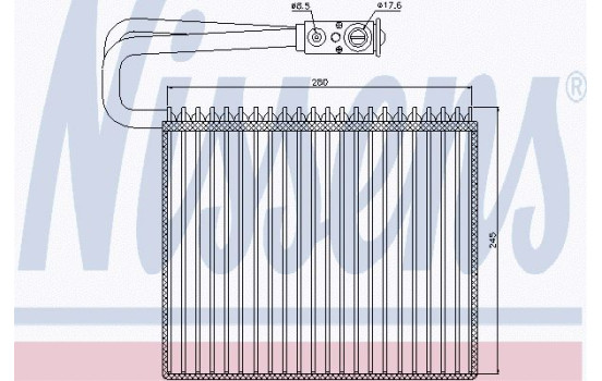 Evaporator, air conditioning