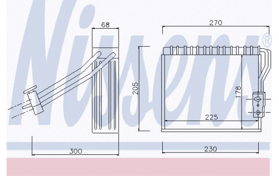 Evaporator, air conditioning