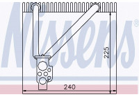 Evaporator, air conditioning