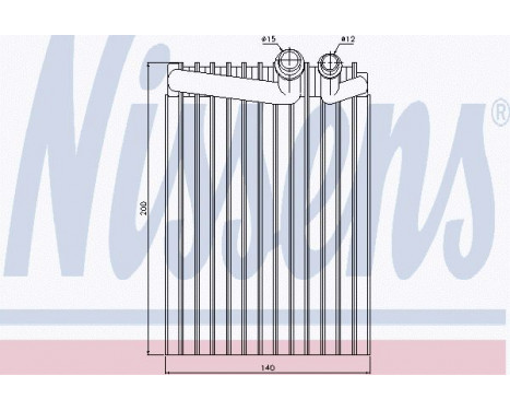 Evaporator, air conditioning