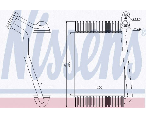 Evaporator, air conditioning