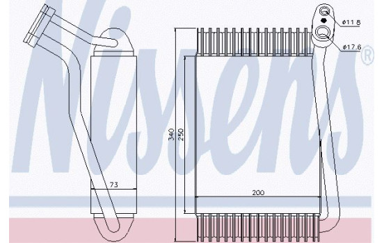 Evaporator, air conditioning