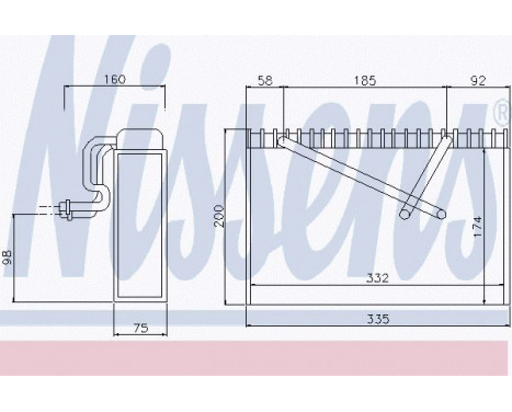 Evaporator, air conditioning