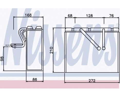 Evaporator, air conditioning