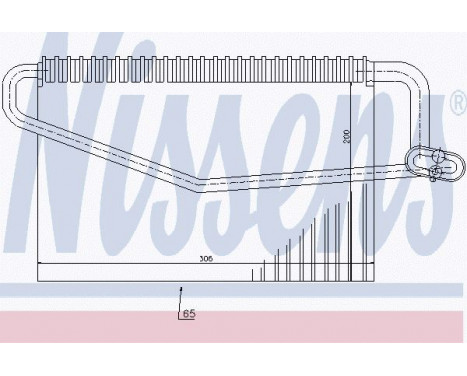 Evaporator, air conditioning