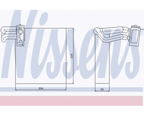 Evaporator, air conditioning