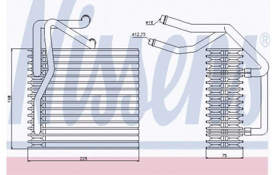 Evaporator, air conditioning