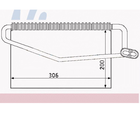 Evaporator, air conditioning