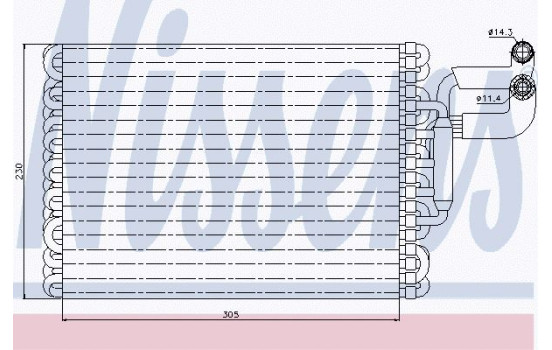 Evaporator, air conditioning