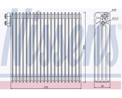 Evaporator, air conditioning