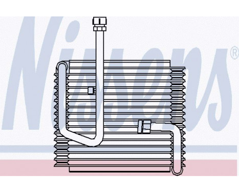 Evaporator, air conditioning