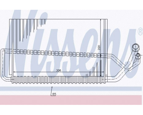 Evaporator, air conditioning