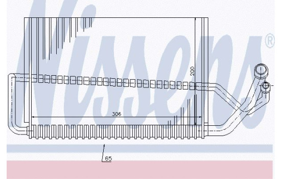 Evaporator, air conditioning