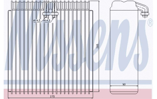 Evaporator, air conditioning