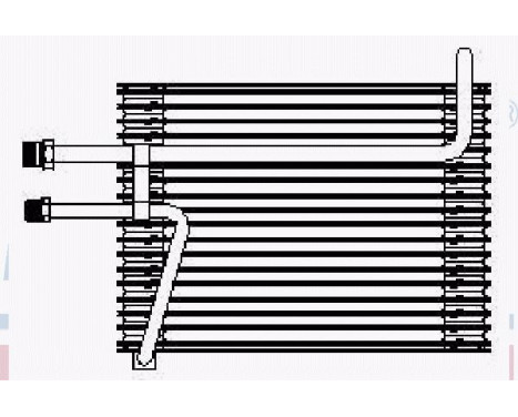 Evaporator, air conditioning