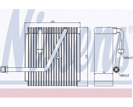 Evaporator, air conditioning