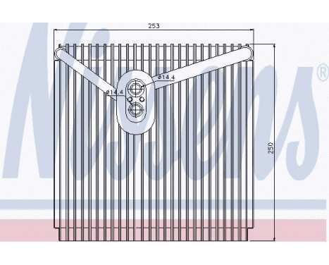 Evaporator, air conditioning