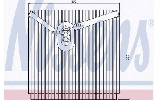 Evaporator, air conditioning