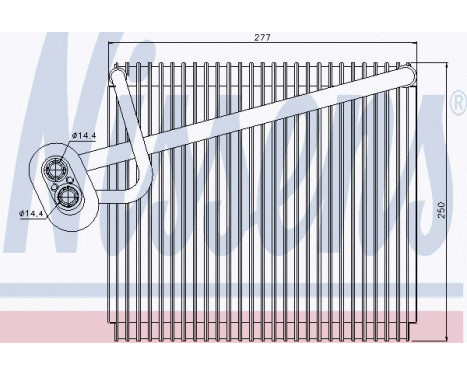 Evaporator, air conditioning