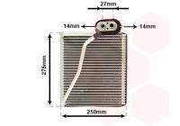 Evaporator, air conditioning