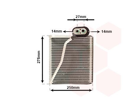 Evaporator, air conditioning