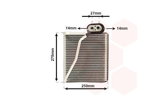 Evaporator, air conditioning
