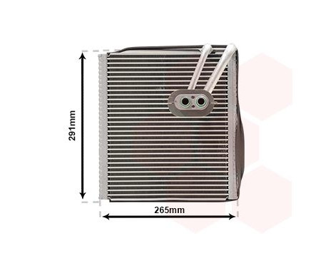 Evaporator, air conditioning