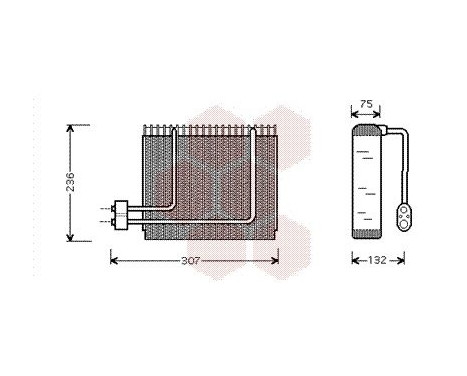 Evaporator, air conditioning, Image 2