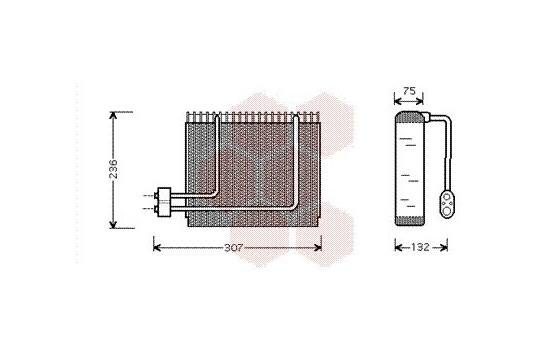Evaporator, air conditioning, Image 2