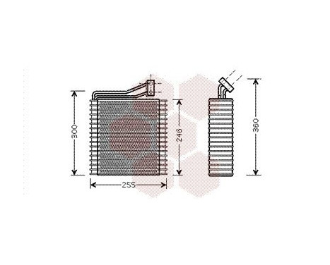 Evaporator, air conditioning, Image 2