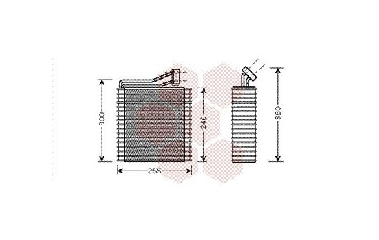 Evaporator, air conditioning, Image 2