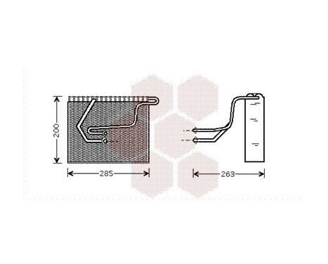 Evaporator, air conditioning, Image 2