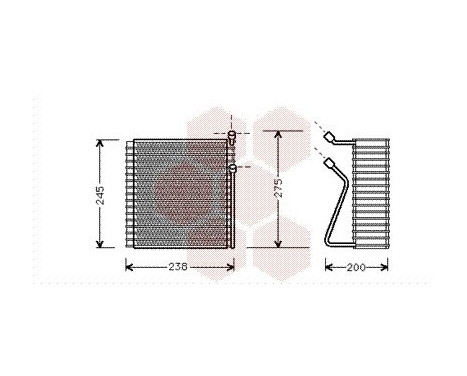 Evaporator, air conditioning, Image 2