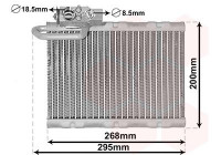 Evaporator, air conditioning