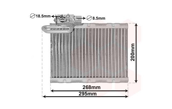 Evaporator, air conditioning