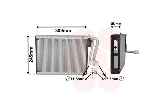 Evaporator, air conditioning