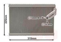 Evaporator, air conditioning