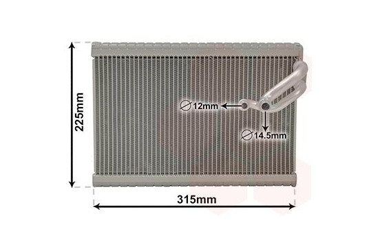 Evaporator, air conditioning