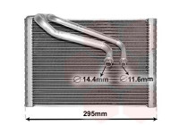 Evaporator, air conditioning