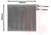 Evaporator, air conditioning