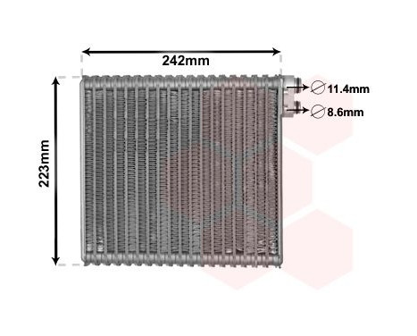 Evaporator, air conditioning
