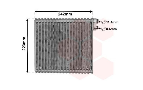 Evaporator, air conditioning