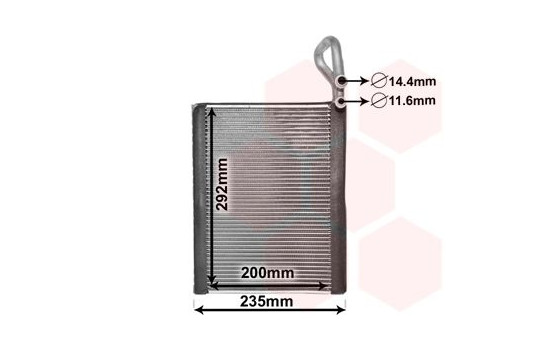 Evaporator, air conditioning