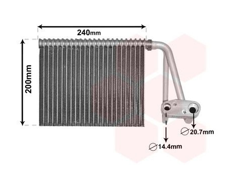 Evaporator, air conditioning