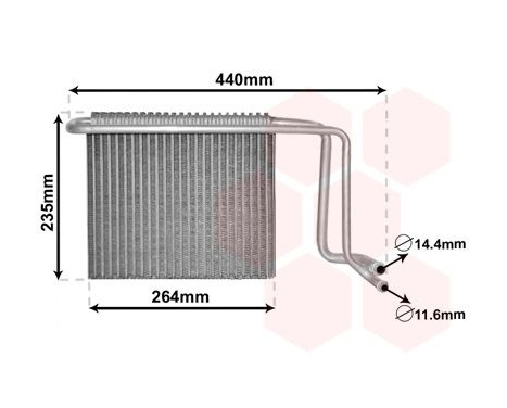 Evaporator, air conditioning