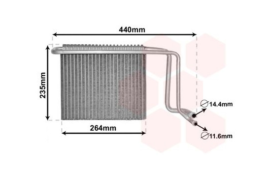 Evaporator, air conditioning